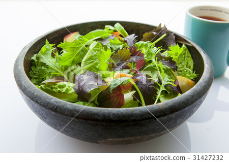Vegetarian, vegetable sha, vegetables, clams, clams, wild vegetables, lettuce salad 31427232