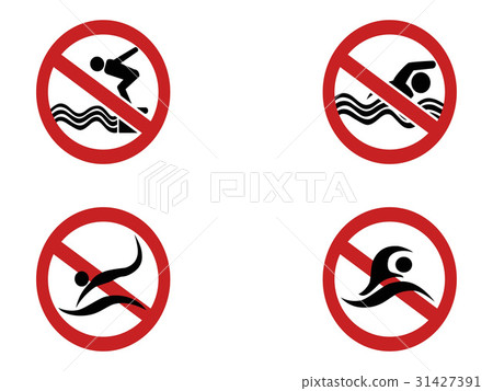 no swimming symbol 31427391