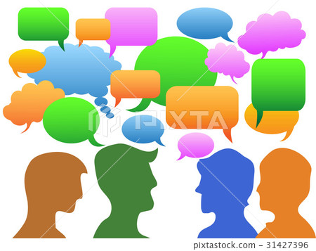 people Communication in speech bubble people Communication in speech bubble 31427396