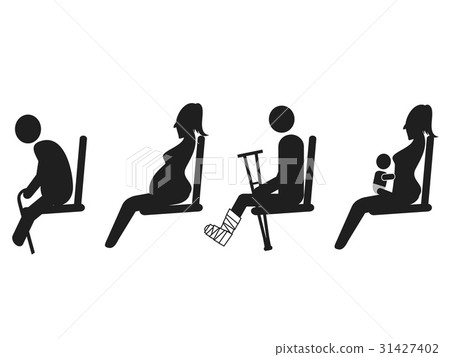 priority seat sign 31427402