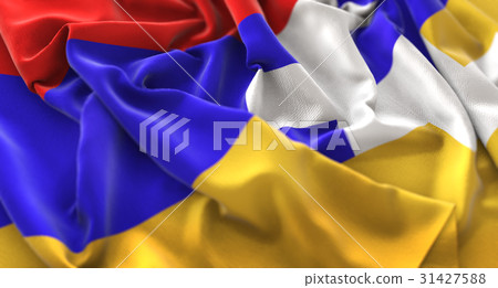 Nagorno-Karabakh Republic Flag Ruffled 31427588