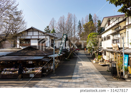View from the top of the Futoshi-ji Monarchy front gate Tokyo, Chofu City 31427817