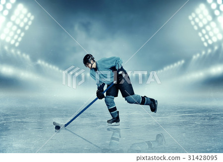 Colored Hockey Player Set 3 Stock Vector - Illustration of goalkeeper,  pads: 92818135