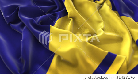 Tokelau Flag Ruffled Beautifully Waving 31428170