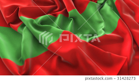 Transnistria Flag Ruffled Beautifully Waving Macro Transnistria Flag Ruffled Beautifully Waving Macro 31428273