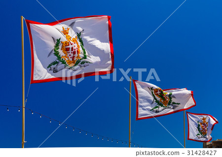 Flags of Grand Masters of Order of Malta 31428427