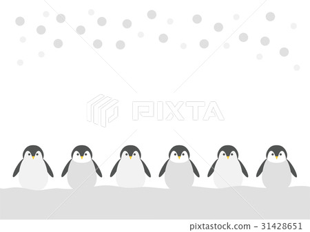 Penguin illustration background frame 31428651