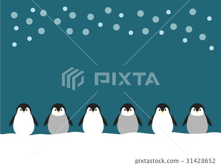 企鵝例證背景 31428652