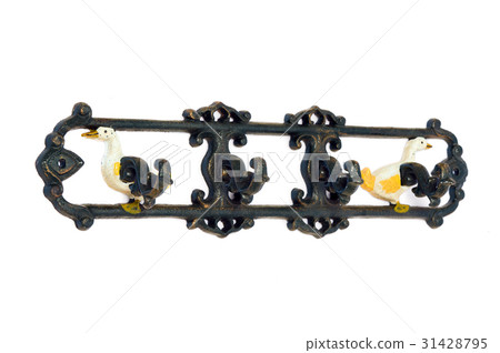 Antique metal hanger. 31428795