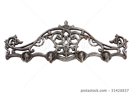 Antique metal hanger. 31428837