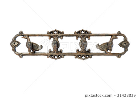 Antique metal hanger. 31428839