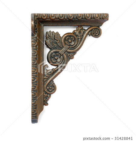 Antique metal angle detail. 31428841
