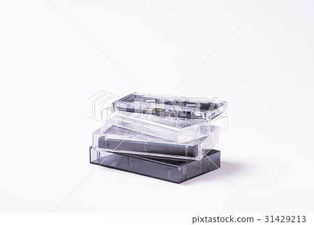 Cassette tape magnetic tape image material Cassette tape magnetic tape image material 31429213