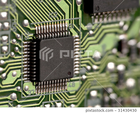 Integrated circuit on circuit board 31430430