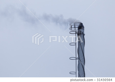 Industrial smoking chimney 31430564