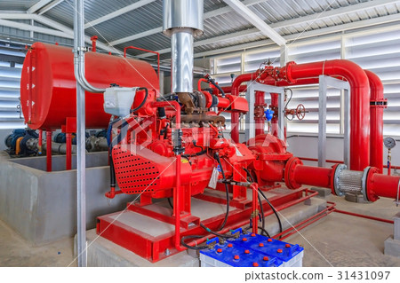Industrial fire pump station for water sprinkler Industrial fire pump station for water sprinkler 31431097