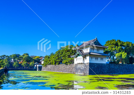 Templar of Imperial Palace Gaien Edo Castle (Sakurada double oar) 31431283