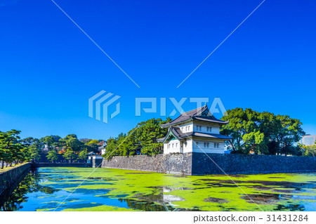 Templar of Imperial Palace Gaien Edo Castle (Sakurada double oar) 31431284