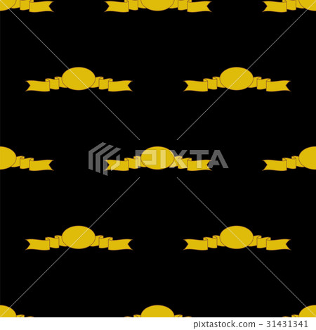 Yellow Ribbons Seamless Pattern - Stock Illustration [31431341] - PIXTA