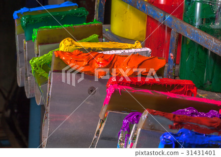 store of plastisol ink 31431401