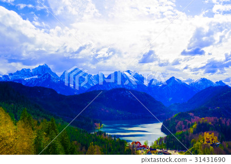 Hohenschwangau Castle, Bavaria, Germany. Hohenschwangau Castle, Bavaria, Germany. 31431690