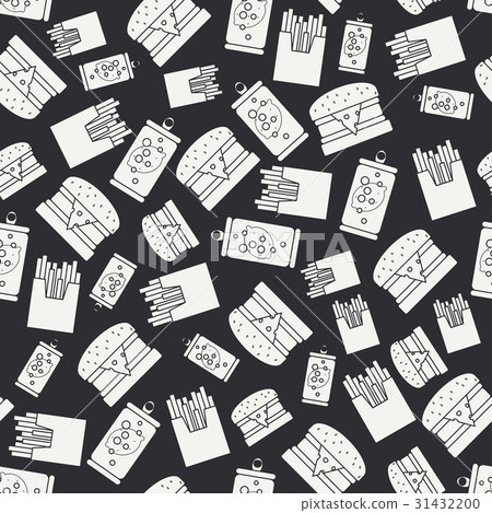 Abstract seamless background pattern in hipster - Stock Illustration ...