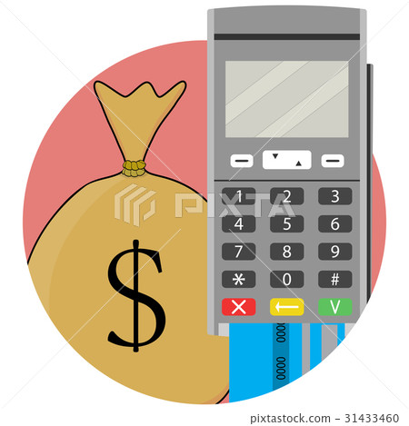 Payment transfer money credit card and terminal 31433460