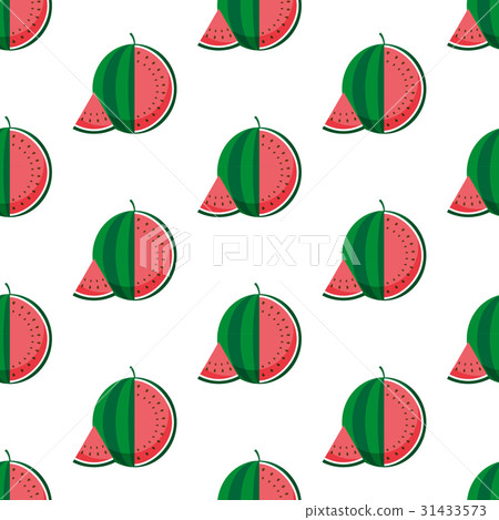 Watermelon. Pattern. Vector. Watermelon. Pattern. Vector. 31433573