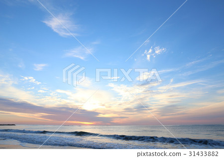 Kuzuhama海岸日出天空茨城縣日立市 31433882