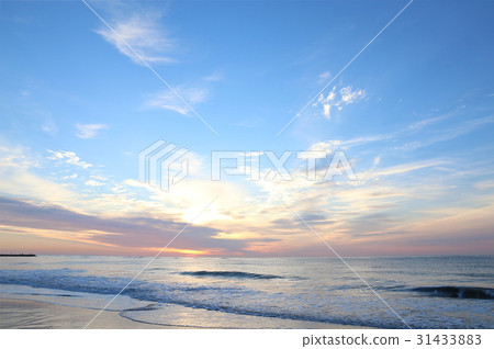 Kuzuhama海岸日出天空茨城縣日立市 31433883