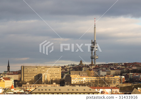 Zizkov Television Tower in Prague 31433916