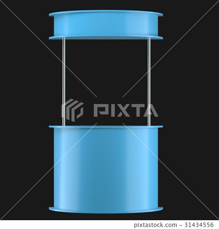 sales point stand 3d illustration 31434556
