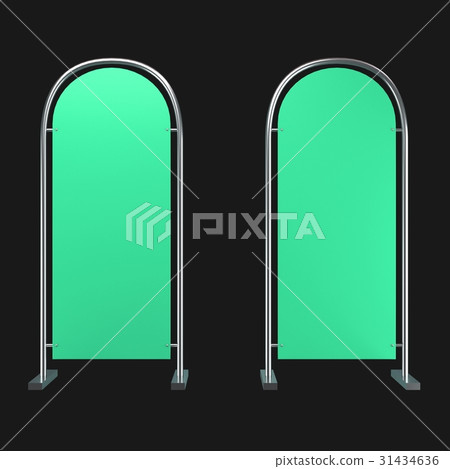 sales point stand 3d illustration sales point stand 3d illustration 31434636