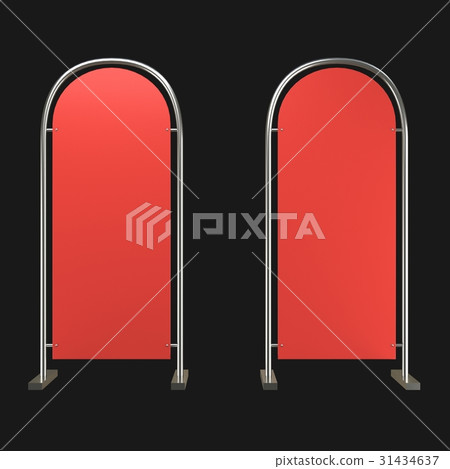 sales point stand 3d illustration sales point stand 3d illustration 31434637