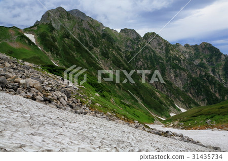 Yuzawa's Snow River and Mt. 31435734
