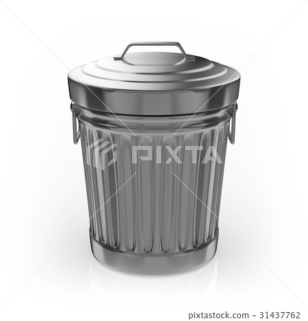 Tin-made trash box 31437762