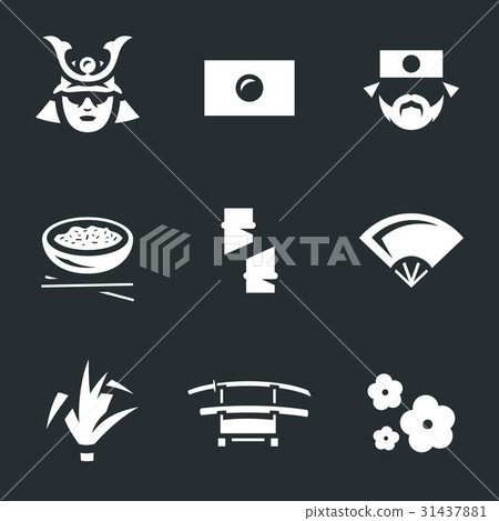 Vector Set of Japan Icons. - Stock Illustration [31437881] - PIXTA