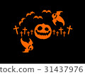 halloween, jack-o'-lantern, ghost 31437976