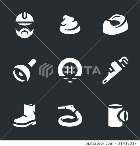 Vector Set of Plumber Icons. Vector Set of Plumber Icons. 31438037