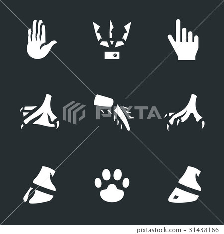 Vector Set of Limbs Icons. Vector Set of Limbs Icons. 31438166