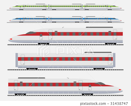 Passenger express train Vector illustration 31438747