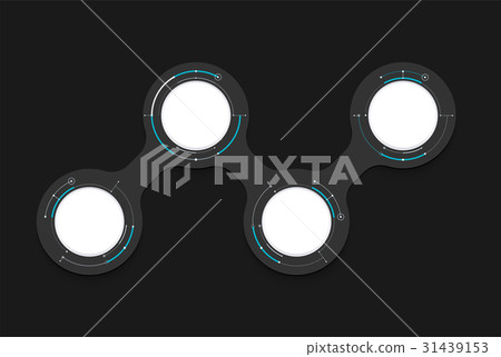 Infographic diagram template design simple design. 31439153
