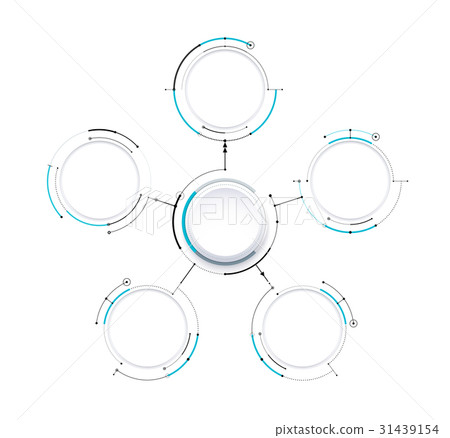 Infographic diagram template design simple design. 31439154