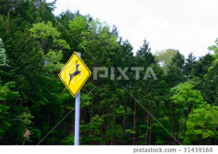 Animal warning sign Animal warning sign 31439168