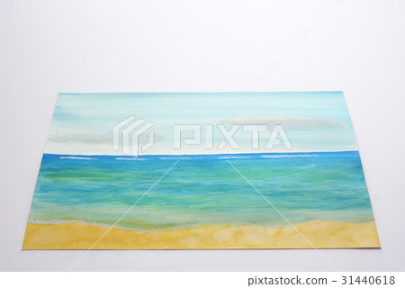水彩畫海 31440618