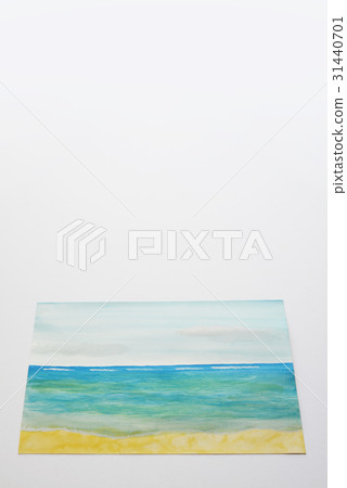 Watercolor picture sea longitudinal Watercolor picture sea longitudinal 31440701