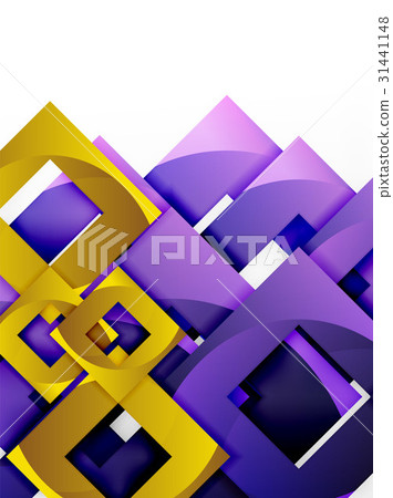 Vector square template background 31441148