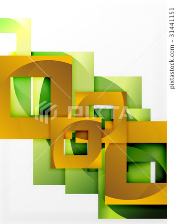 Vector square template background 31441151