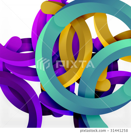 Modern 3d geometrical style background, arch 31441258