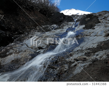 幽靈瀑布和富士山 31441388